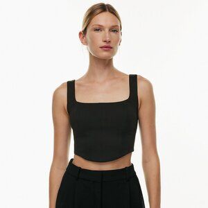 NWT Aritzia TEN by Babaton - Elevate Bustier Top (Black)